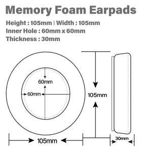 Transtek velour ear pads for ATH-R70X enhance comfort during long listening.
