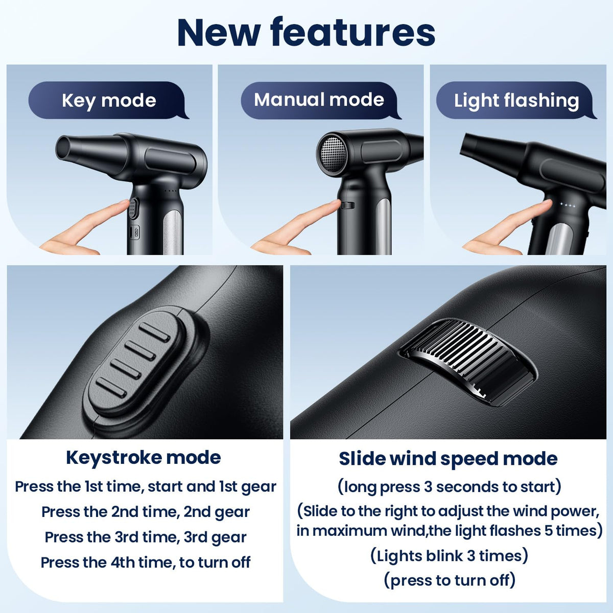 TRANSWARRIOR USB-C charging port and battery indicator highlighting fast recharge convenience