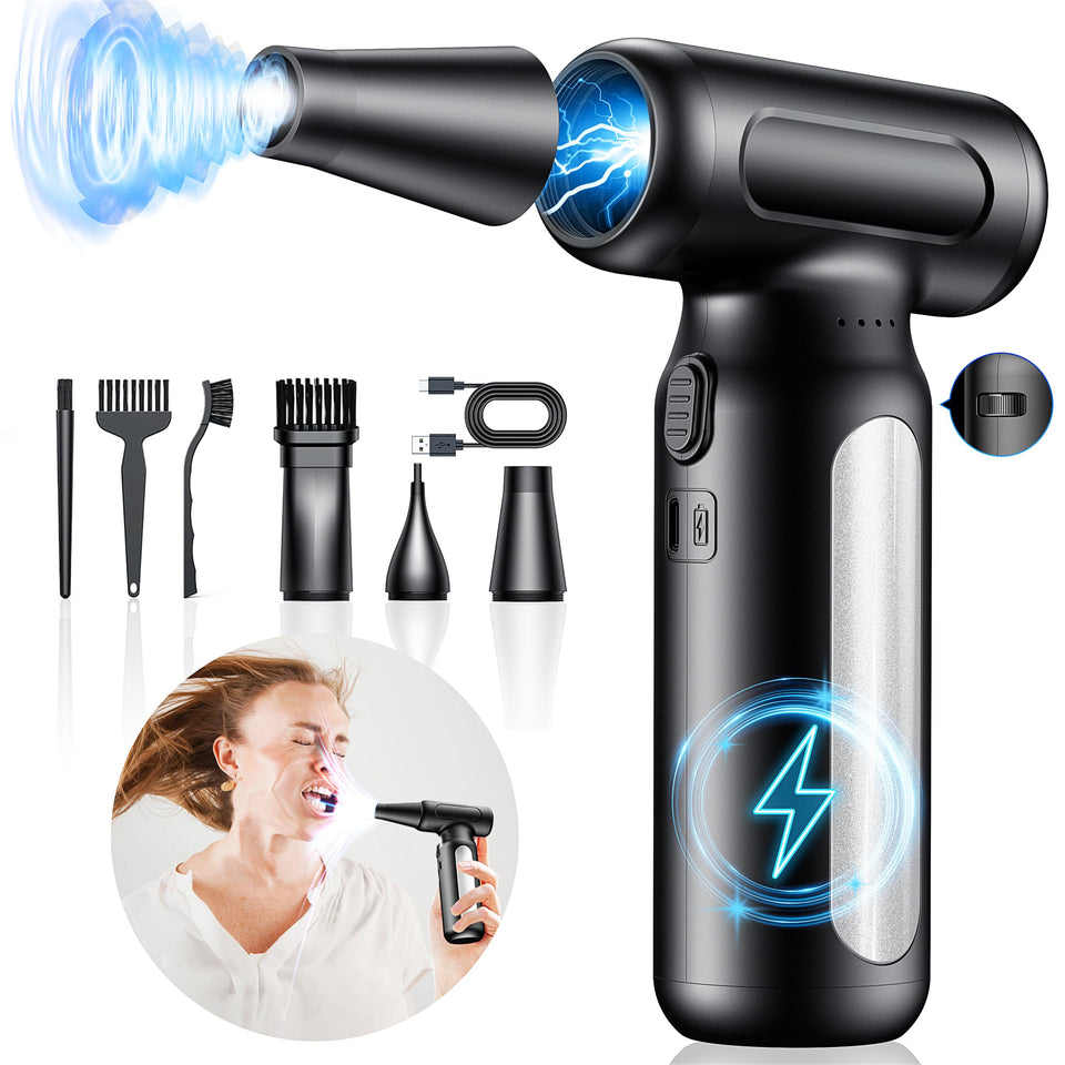 TRANSWARRIOR front view handheld duster showing compact design and easy grip for comfortable cleaning
