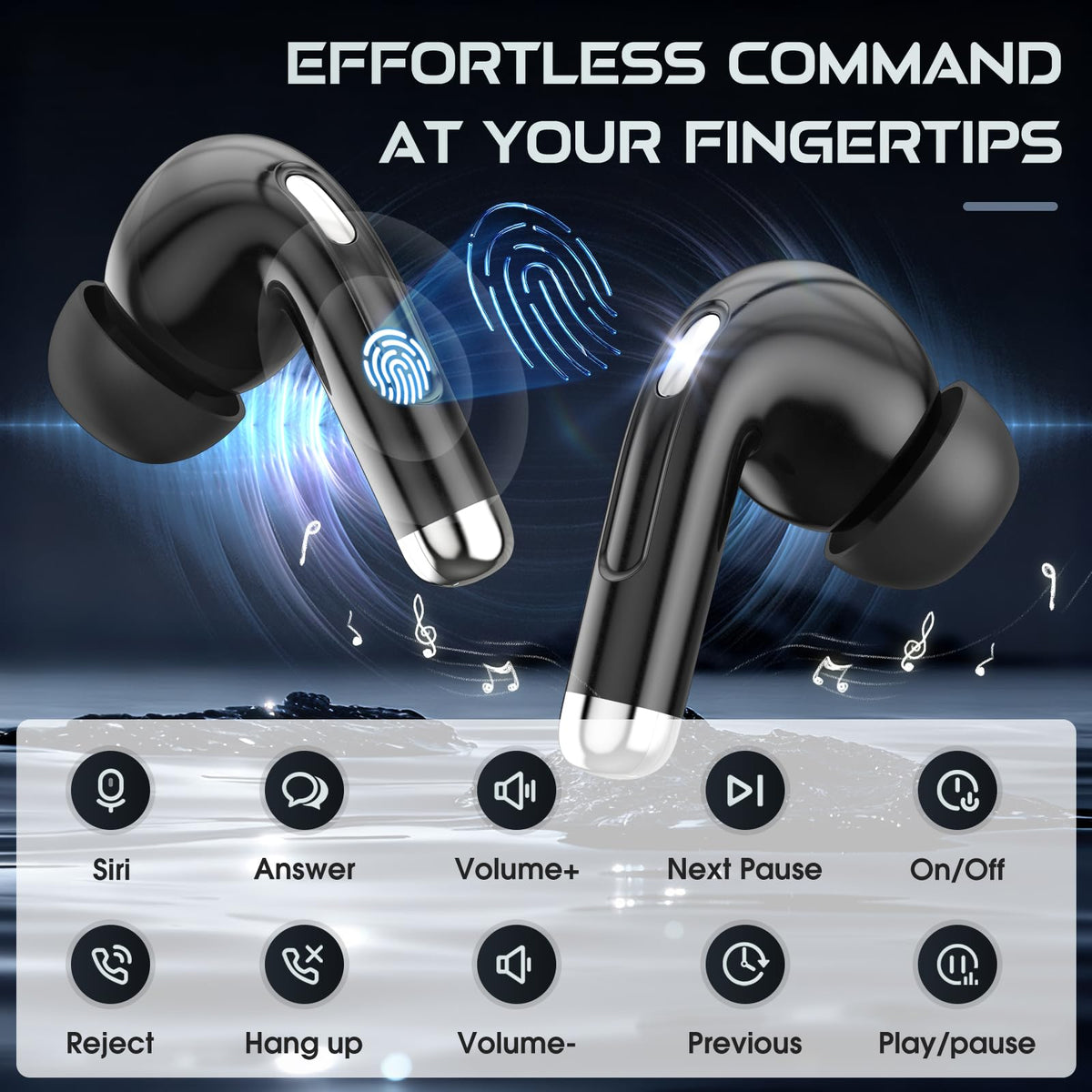 TRAUSI noise cancelling earbuds ideal for noisy commutes