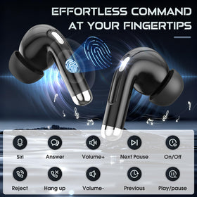 TRAUSI noise cancelling earbuds ideal for noisy commutes