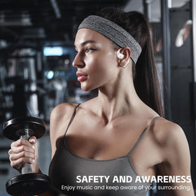 TRAUSI Open Ear Buds feature ear-hook for secure all-day wear.