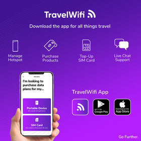 TravelWiFi Sapphire 5G screen navigation, intuitive settings at hand.