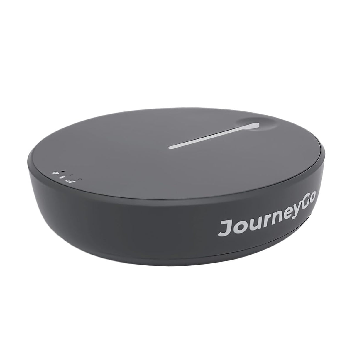 TravlFi JourneyGo in use during a road trip for stable RV internet access.