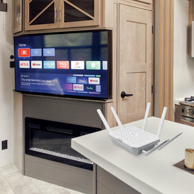 TravlFi XTR Pro 5G Router coverage map shows nationwide reach