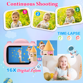 Trayoo kids camera video 1080P, capture crisp memories.