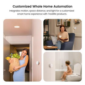 TREATLIFE WiFi presence sensor compatible with Alexa and Google Assistant.