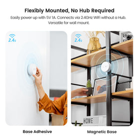 TREATLIFE WiFi presence sensor indoor use in dry areas for reliable performance.