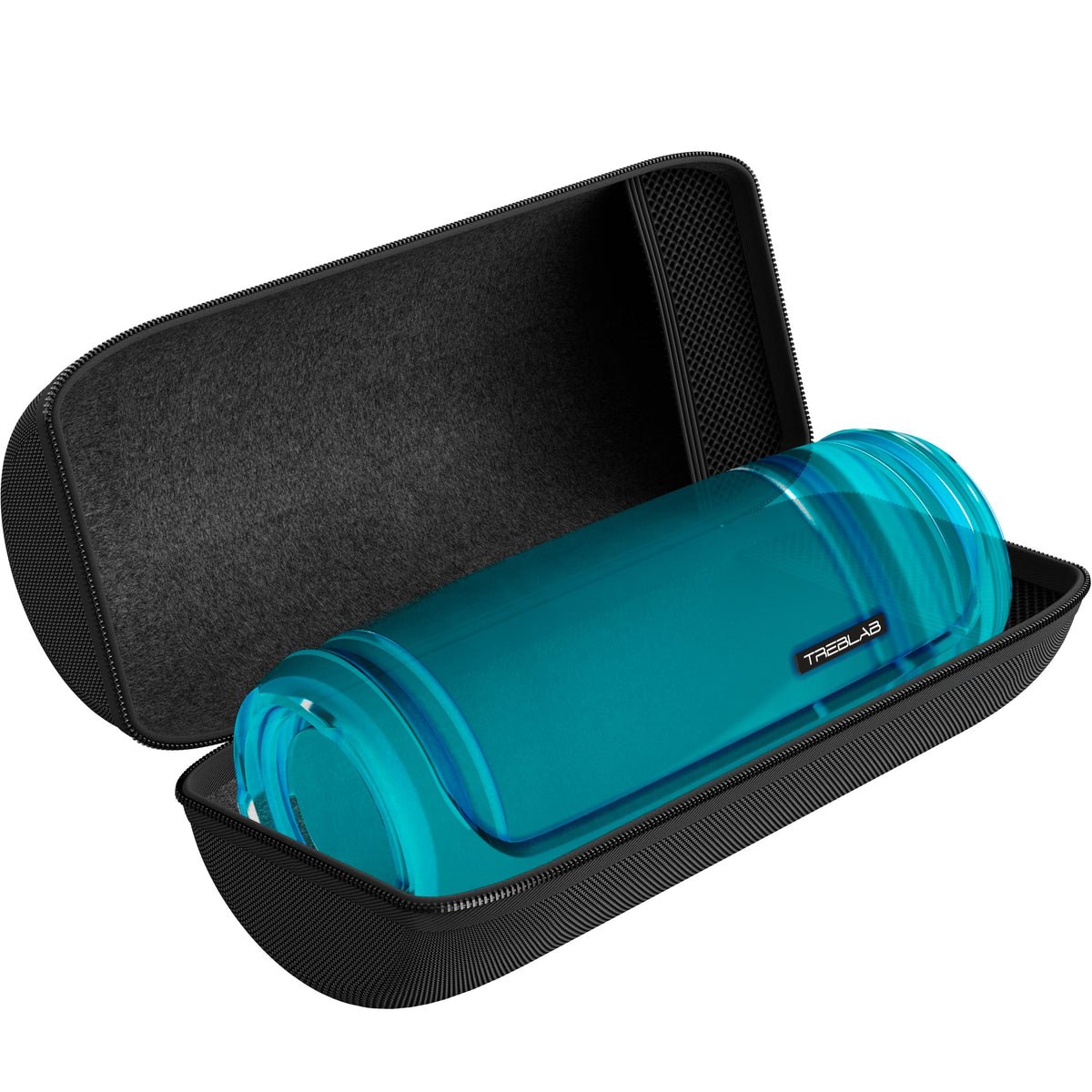 TREBLAB CB-77 front view showing protective shell and sleek design for reliable protection