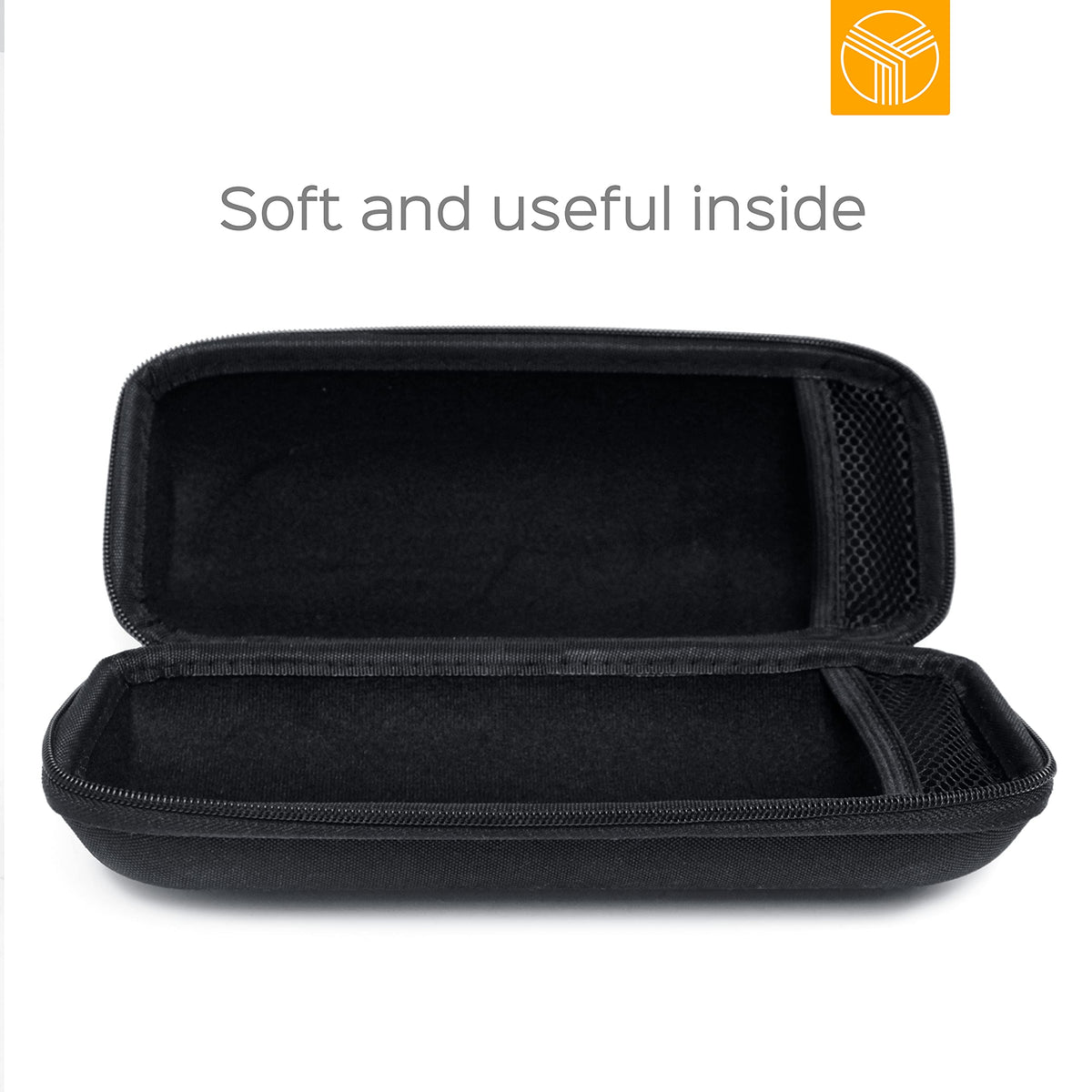 TREBLAB CB-77 zipper close-up showing secure closure for dust and debris protection