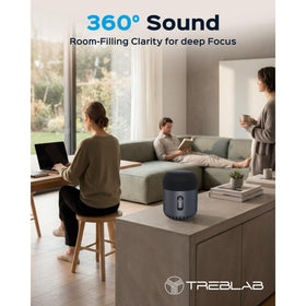TREBLAB HD-360 Pro touch controls top panel for easy on-device playback and EQ selection