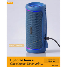 TREBLAB HD77 Bluetooth 5.0 with long-range connection up to 100 ft.