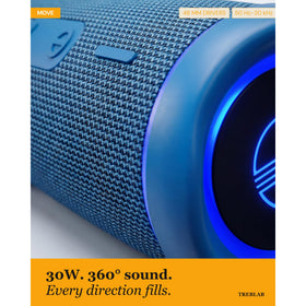 TREBLAB HD77 IPX7 waterproof build ideal for poolside and beach use.