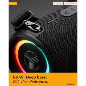 TREBLAB HD-Max USB-C-charging indicates quick recharging and pass-through power