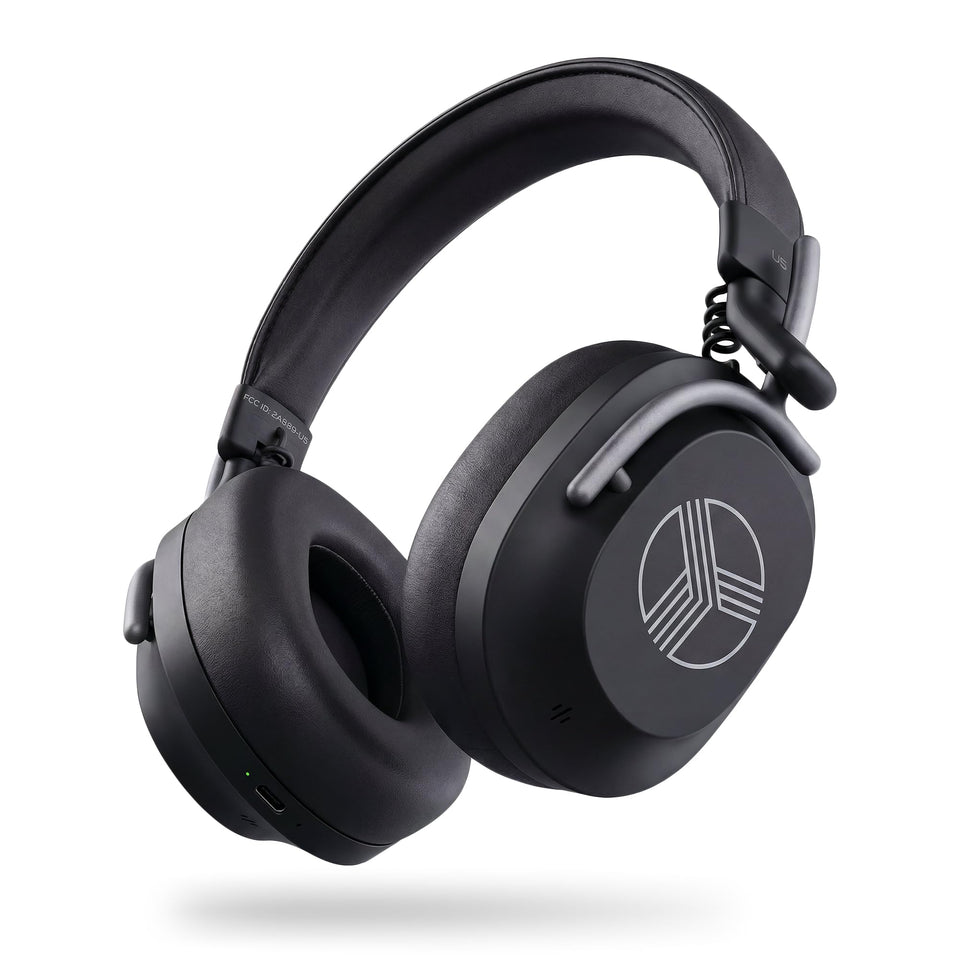 TREBLAB U5 folded in protective case for travel.