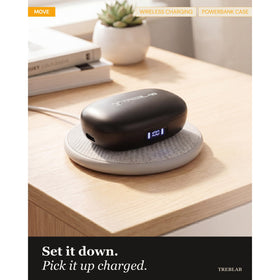 TREBLAB X3 Pro ergonomic design offers comfort for long gym sessions.