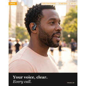 TREBLAB X3 Pro five ear-tip sizes for comfort