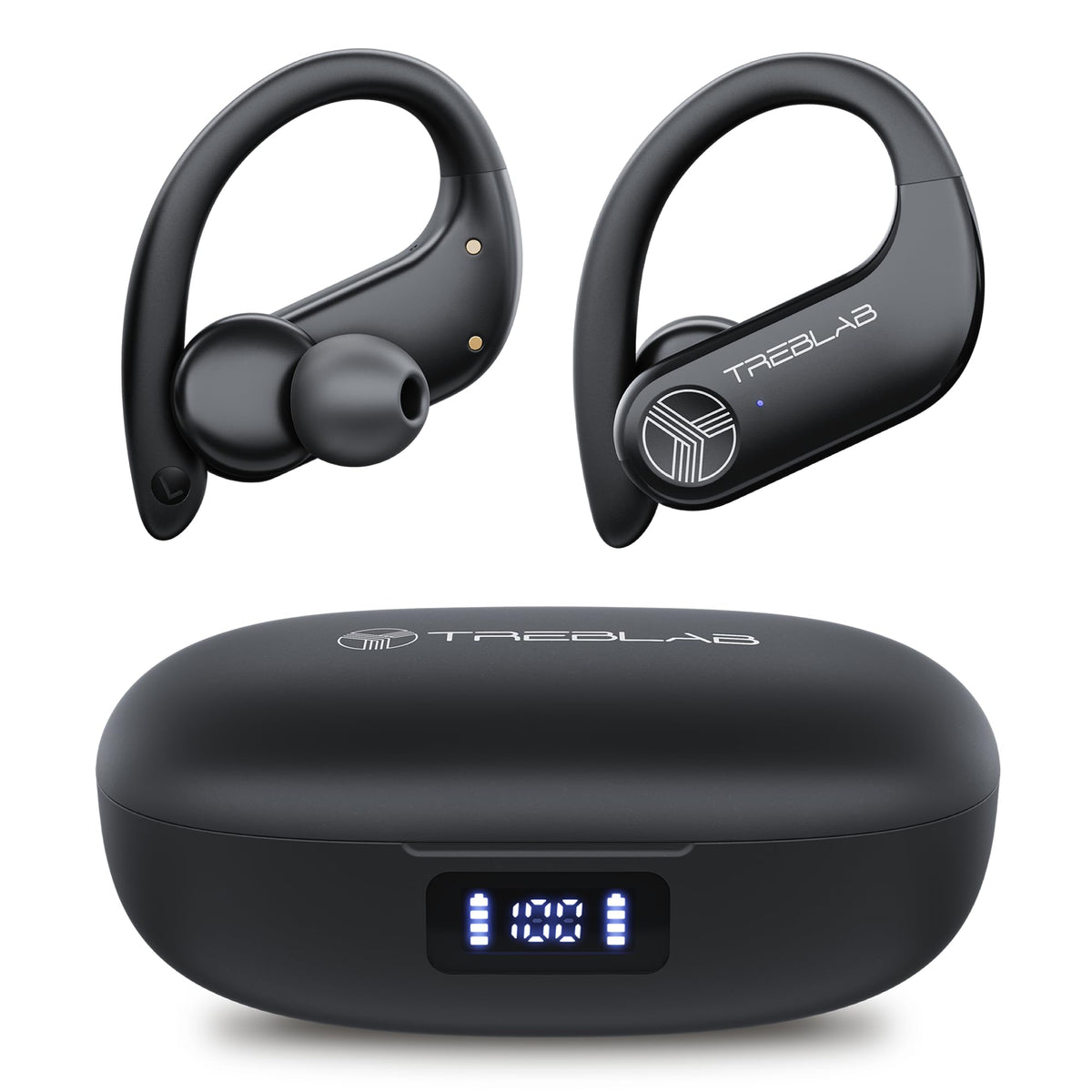 TREBLAB X3-Pro front packaging showing product and benefits