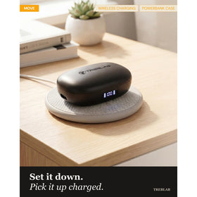 TREBLAB X3 Pro USB-C charging enables quick top-ups
