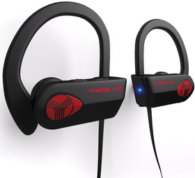 TREBLAB XR500 true HD sound with crisp treble and strong bass for workouts.