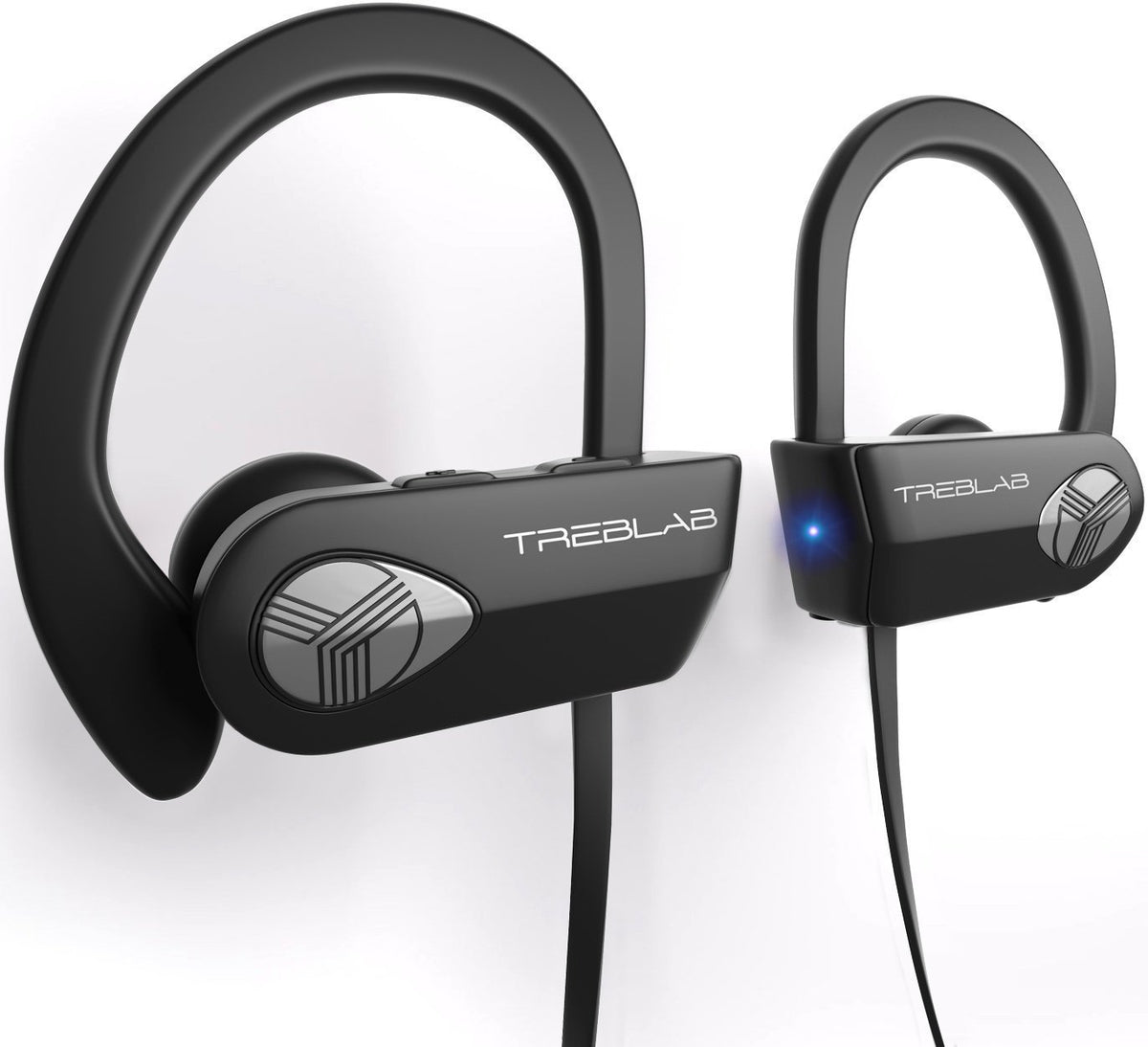 TREBLAB XR500 wireless sports earbuds with secure-fit for workouts