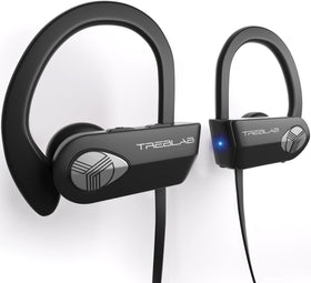 TREBLAB XR500 wireless sports earbuds with secure-fit for workouts