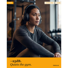 TREBLAB Z2 58-hour battery powers long gym days and travel.