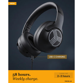 TREBLAB Z2 foldable design fits compactly in bags.