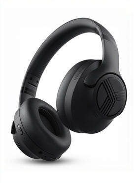 TREBLAB Z2 folded headphones for portable gym use.