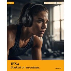 TREBLAB Z2 lightweight fit stays comfortable through long wear.