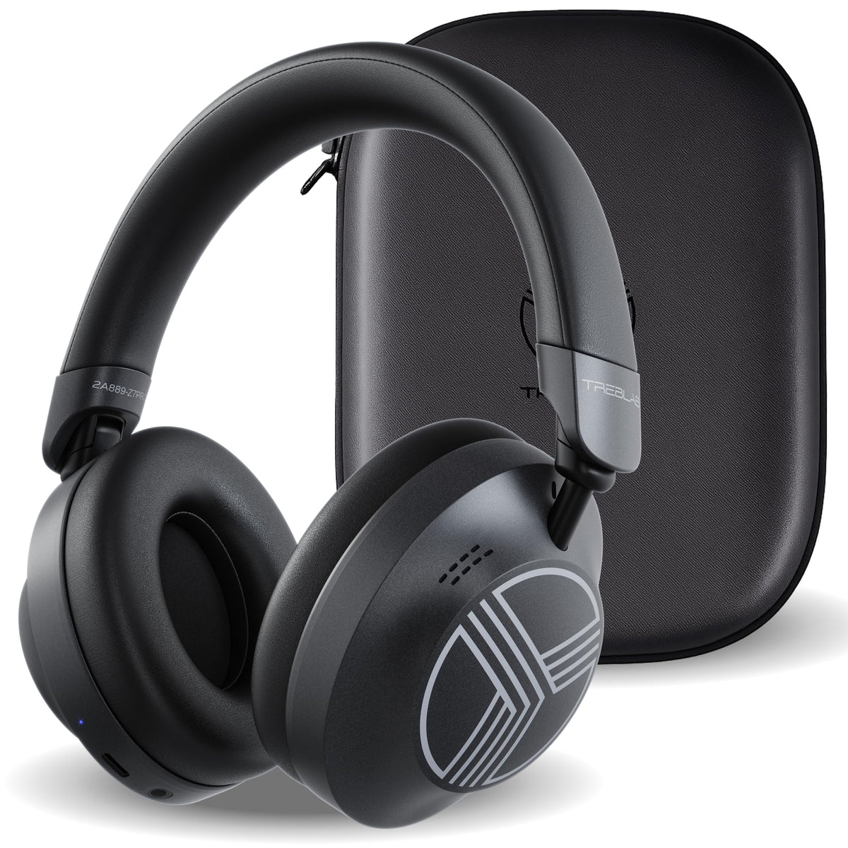 TREBLAB Z7-Pro headphones with hybrid ANC for quiet work and travel.