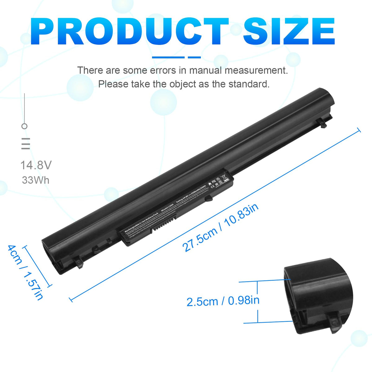 Tree.NB 4-cell lithium-ion design offers balanced weight and dependable power.
