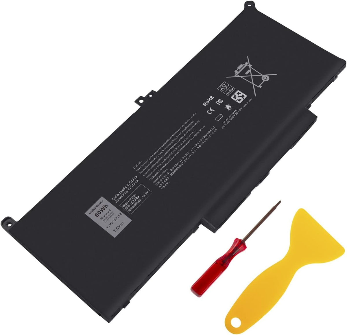 TREE.NB 60Wh battery for Dell Latitude used in on-the-go scenarios.
