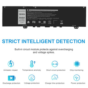 TREE.NB 38Wh 3-cell battery label highlights longer runtime