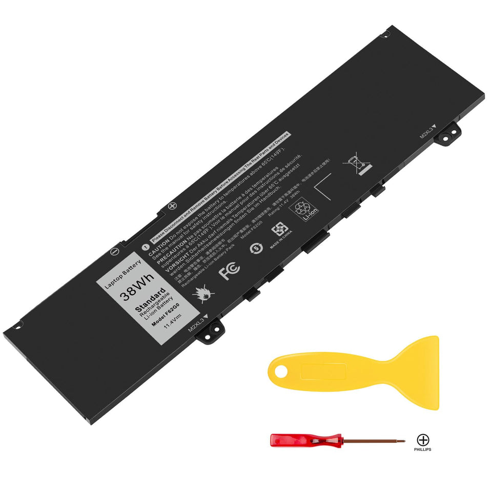 TREE.NB battery for Dell Inspiron 13-7000, front view showing easy plug-in replacement