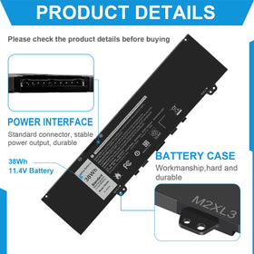 TREE.NB battery with Dell Inspiron 13-7000 models demonstrates wide device compatibility