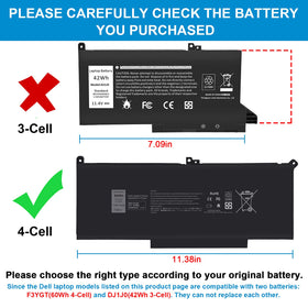TREE.NB battery connectors close-up highlighting reliable power delivery for Dell Latitude