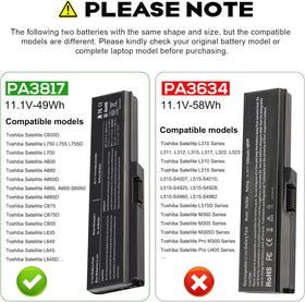 TREE.NB PA3817U-1BRS battery back view showing durable housing