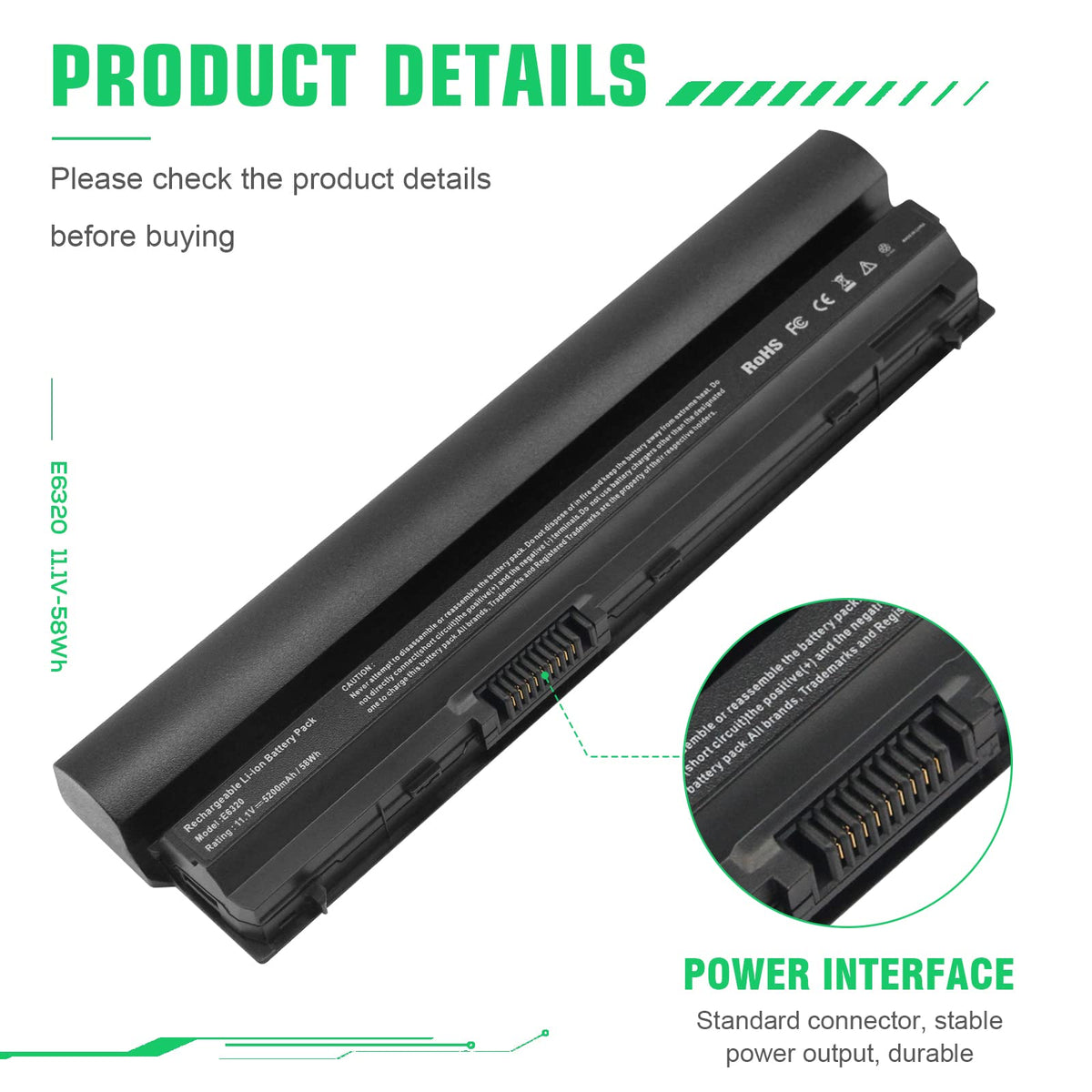 TREE.NB Dell Latitude E6230 battery connectors ready for installation