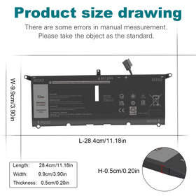 TREE.NB DXGH8 battery for Inspiron 5390 inside cells, delivering steady power