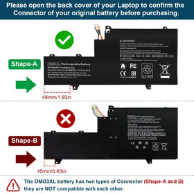 TREE.NB EliteBook 1030 G2 battery side connection showing plug compatibility