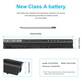 TREE.NB M5Y1K battery label shows 40Wh capacity for longer Dell runtime