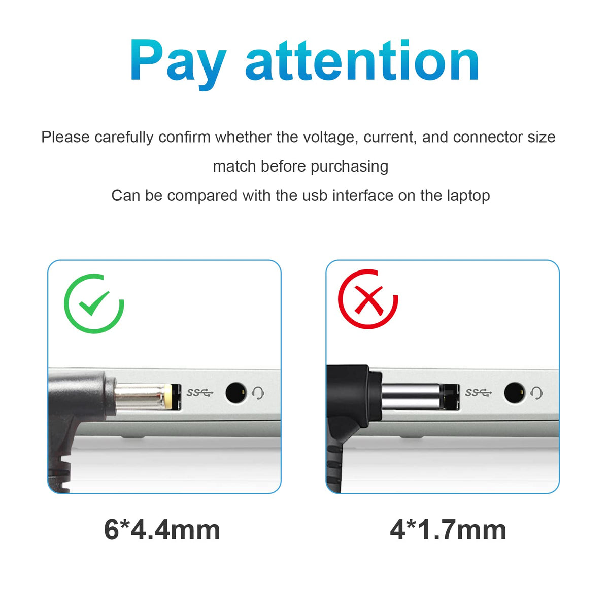 TREE.NB side label with 16V 4A specs showing clear compatibility identification
