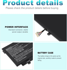 TREE.NB spare battery for HP Spectre x360, up to 500 recharge cycles longevity.