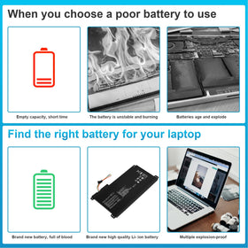 TREE.NB battery installed inside an ASUS VivoBook demonstrating correct fit and restored power