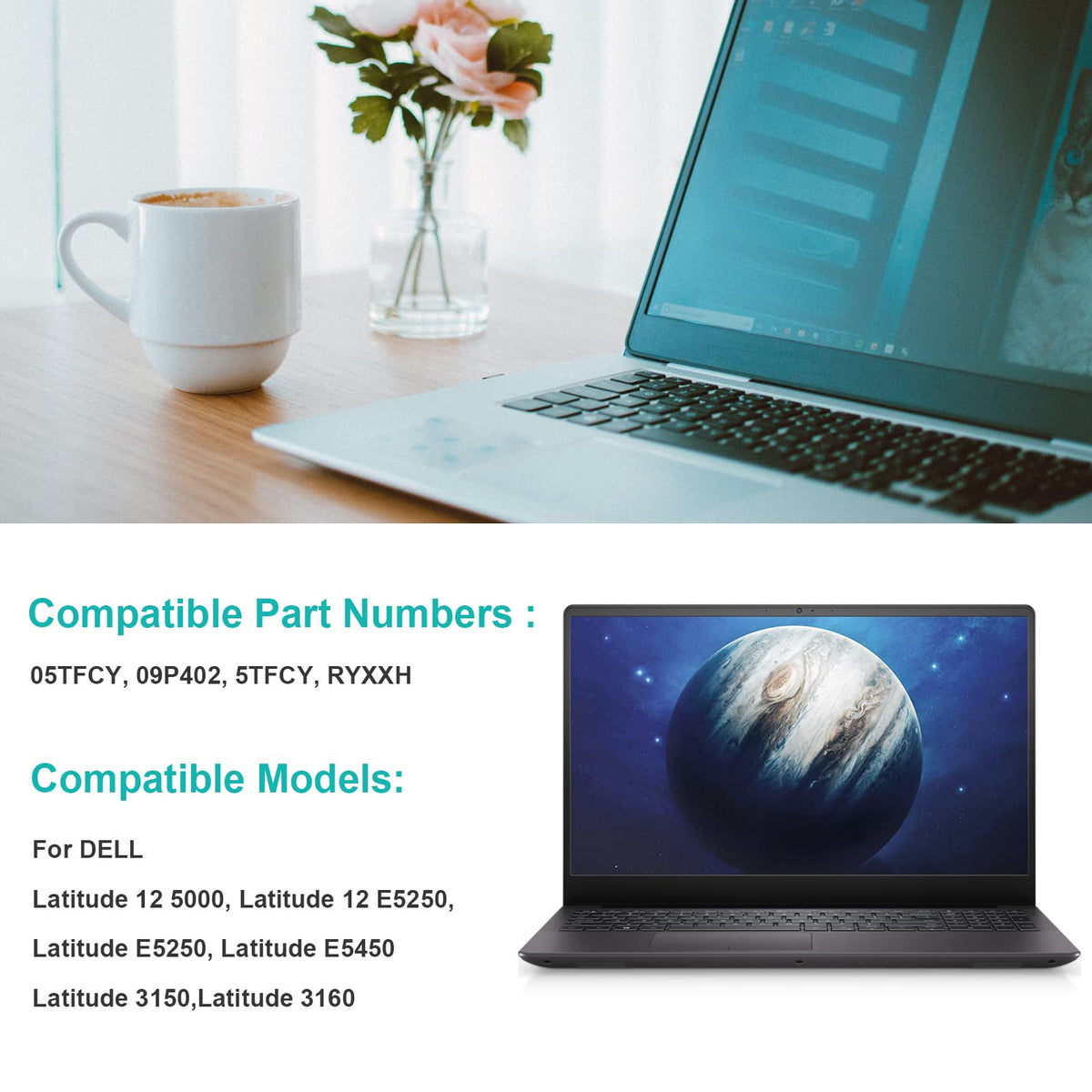 TREE.NB battery charge status shown on laptop screen demonstrating restored runtime