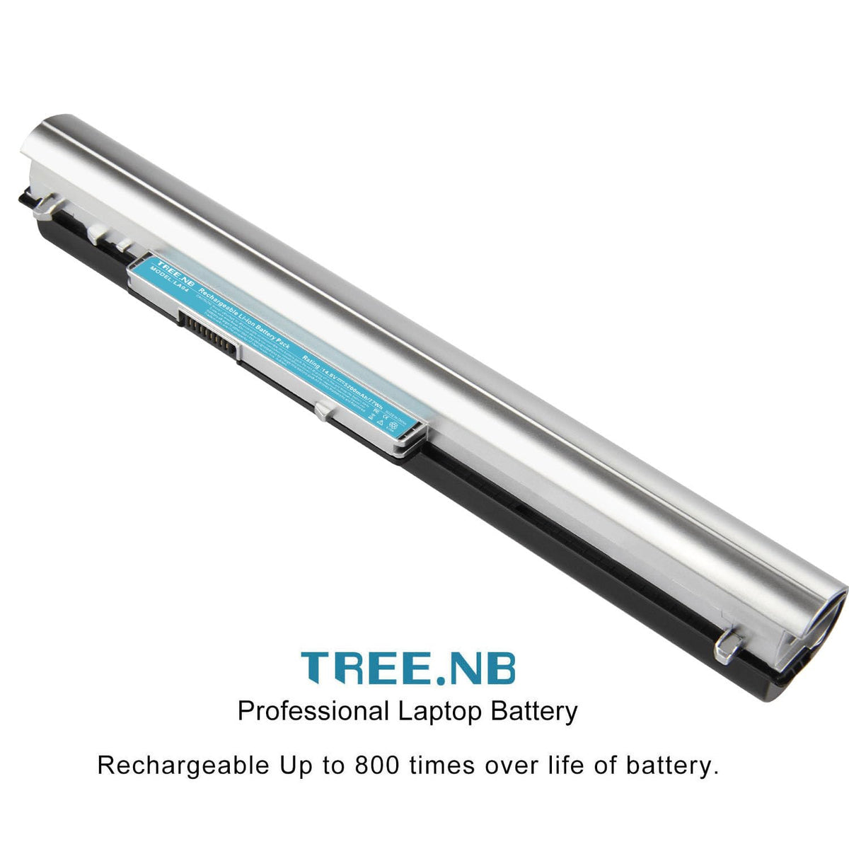 TREE.NB battery installed in HP Pavilion showing lower profile for improved cooling