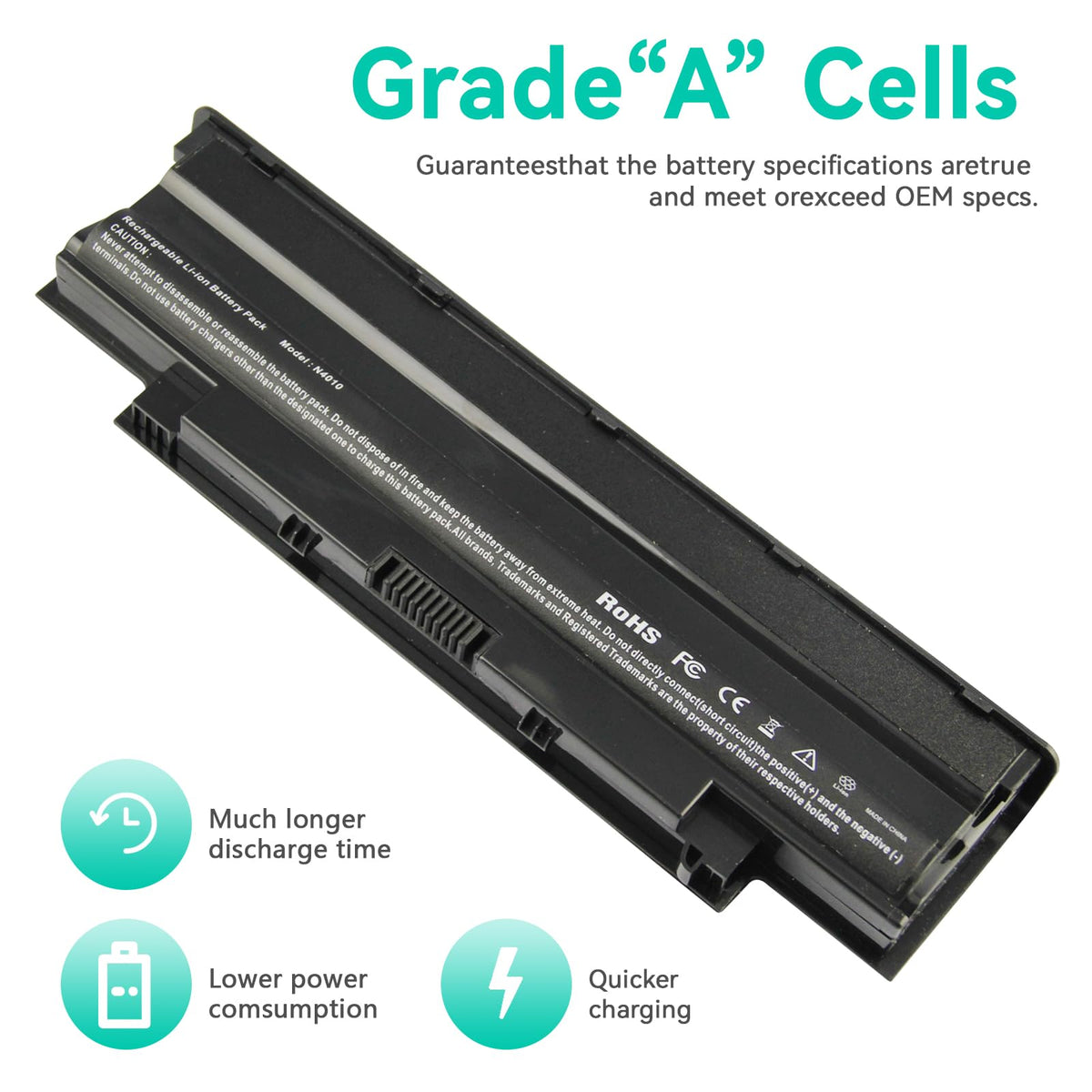 TREE.NB J1KND battery closeup shows cell arrangement for high performance.