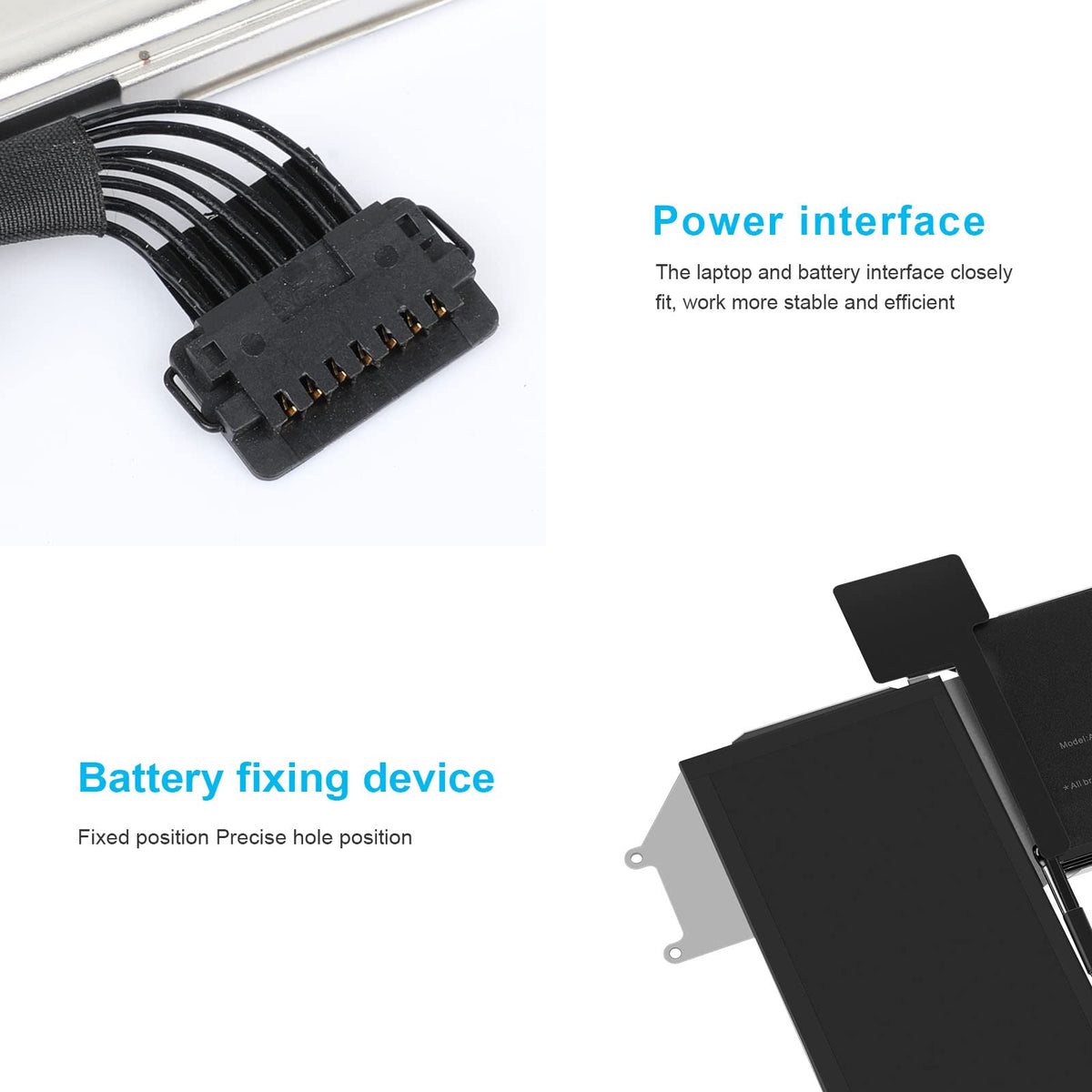 TREE.NB battery beside credit card showing compact size and install clarity
