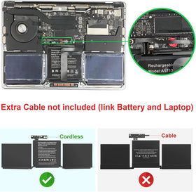 TREE.NB battery connector close-up displaying secure fit and reliable contact